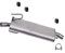 BESTPRICE Auspuff Schalldämpfer Set 1x Endschalldämpfer, mit Montagematerial Kompatibel mit OPEL MERIVA A (X03)