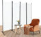 Ansobea Paravent Raumteiler innen 200 x 170 4 teiling, Raumtrenner, Trennwand Raumteiler, Paravent Innen, Paravent Wetterfest,Room Divider, Weiße