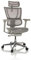 hjh OFFICE Bürostuhl ergonomisch ERGOHUMAN Slim G GEN2 Originales Design, 24h Einsatz, Drehstuhl mit Flexibler Lordosenstütze, Netz Hellgrau