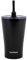 Kichna The Sipper Stainless Steel Insulated Tumbler with Straw and Lid Double Walled BPA Free Splash Proof Travel Cup for Cold Drinks 550ml - Onyx Black