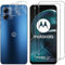 Lutree 2+2 Pezzi Pellicola Protettiva per Motorola Moto G14 Vetro Temperato + Fotocamera Pellicola, Durezza 9H Anti-Graffio Senza Bolle Pellicola Protettiva Protezione Schermo-trasparent