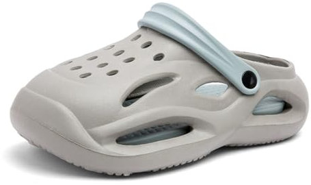 BYWXW Zapatillas Universal para hombres y mujeres,con cordones ajustables Zapatilla Antideslizante Suave de Casa Suela Gruesa para Interior Exterior Zapatos de Playa(Size:EU 44/45,Color:Gris)