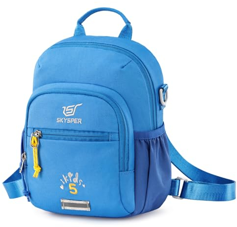 SKYSPER Kinderrucksack 5L Kindergarten Schule Wandern Outdoor Rucksack für Jungen & Mädchen ab 1 Jahre