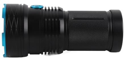 YWBL-WH Torcia da Esterno, Torcia a LED K12, T6x12 IPX5 8000LM Torcia da Esterno in Lega di Alluminio, Irradiazione da 300-500 Metri, Torcia a LED K12