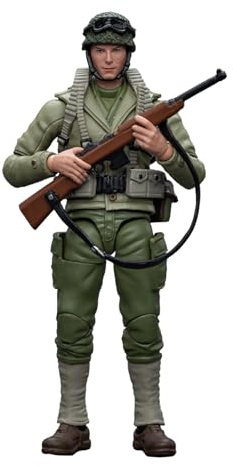 GWTCTOY Joytoy 1:18 Soldaten-Actionfiguren, US-Armee aus dem 2. Weltkrieg, sammelbares Militärmodellspielzeug, Anime-Modell, 10 cm große Modelle Actionfiguren-Bausätze