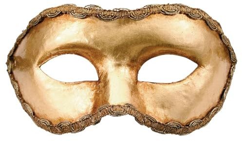 Colombina oro - Venezianische Maske gold - traditionell handgefertigt - Carnevale di Venezia