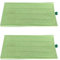 Nilnyvda Wischtuch, kompatibel mit Vorwerk Kobold SP600 MF600 Staubsauger, Ersatzteile, Zubehör, nass und trocken, waschbares Wischpad(Green 2PCS)