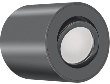 luxvenum LED Aufbaustrahler MR16/GU5.3 12V 7W - 1x dimmbare LED Deckenleuchte, 120° Abstrahlwinkel, 93 CRI, schwenkbar um 30°, Deckenspots für Küche & Wohnbereiche, Farbe Anthrazit, 2700K