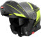 Bogotto H271 Taog Bluetooth Klapphelm, schwarz matt/gelb, XL