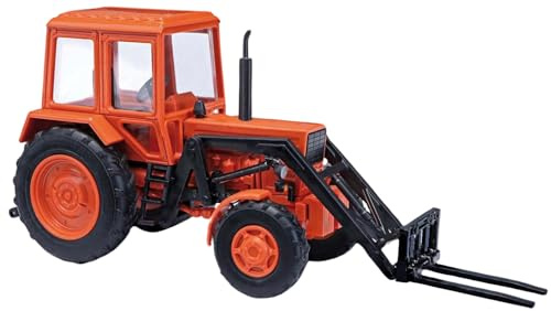 51308 H0 Belarus MTS-82 avec chargement avant et dents fourchettes