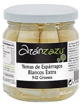 Yemas Espárragos Blancos Extra 9-12 Aránzazu 185gr (Pack 3 uds)