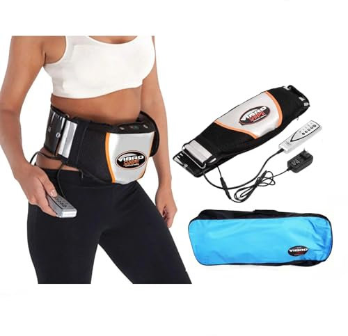 Warmforwel 5-Mode Slimming & Massage Belt – 120cm Adjustable Abdominal Toning Belt with Heat, Tummy Muscle Trainer for Belly Fat Burner, Home/Office Fitness Equipment for Women & Men