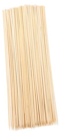 CAXUSD Bastoncini Di Bambù 50 Cm Spiedini Rotanti Per Barbecue Stuzzicadenti Di Bambù Per Carne Per Grigliate All'aperto E Feste Familiari