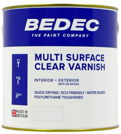 Bedec Multi Surface Clear Varnish - Matt - 500ml