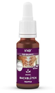Lemon Pharma PMS Bio Bachblüten Tropfen N°49 – Für Frauen zur natürlichen emotionalen Balance während des Zyklus – vegan, 20 ml