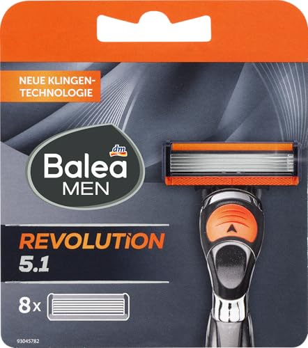 Balea MEN Revolution 5.1 Rasierklingen, 8 Ersatzklingen für Herrenrasierer