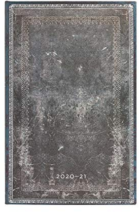 Paperblanks DF6581-4 Kalender, 13 Monate, 2020-2021, 2021, Stahl, Nacht | Vertikal | Maxi (135 × 210 mm)