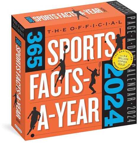 Official 365 Sports Facts-A-Year Page-A-Day Calendar 2024: Trivia, Record-Breaking Feats, Come From Behind Wins & Quotes
