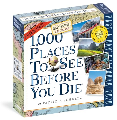 1,000 Places to See Before You Die Page-A-Day® Calendar 2026: A Year of Travel