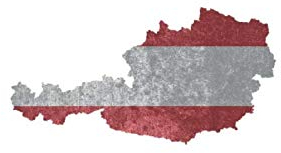 Österreich Notizbuch: Din A5, 120 Seiten liniert, im Österreich Design - Geschenkidee