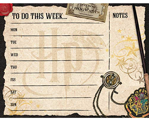 Harry Potter 88222 Desk Pad Official 2019 Calendar - Desk Pad Format