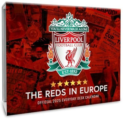 Liverpool FC 2025: Original Danilo-Tagesabreißkalender [Kalendar]
