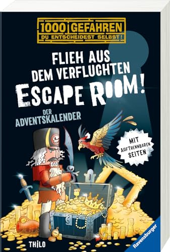 1000 Gefahren: Der Adventskalender- Flieh aus dem verfluchten Escape Room!