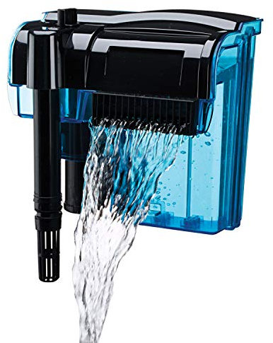 Penn-Plax Cascade Schrank Aquarium Filter mit Quad Filtration System reinigt bis zu 55 Gallonen Tank