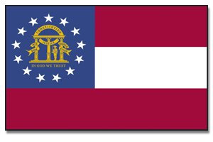 Flagge USA Georgia - 90 x 150 cm [Misc.]