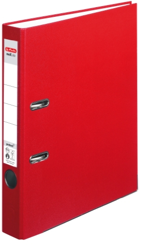 Herlitz 5450309 Ordner maX.file protect A4 (5 cm mit Einsteckrückenschild) rot, 1 Stück