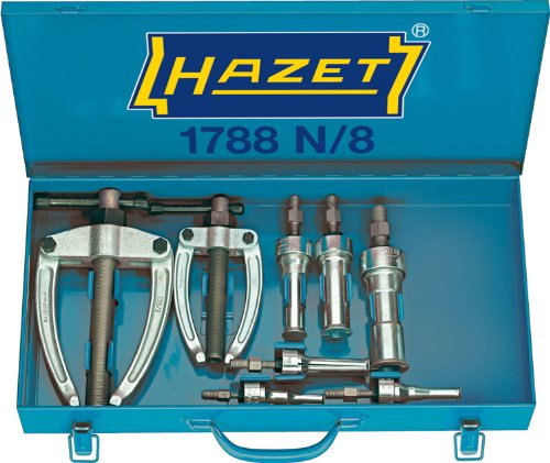 HAZET Innenauszieher-Satz 1788N/8, 8-teilig, Innenauszieher und Gegenstütze | 5800 g, 8-teilig, Antrieb 260020 Satz , Sortiment (Abzieher , Auszieher),, Innenauszieher und Gegenstütze
