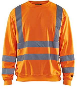 Blaklader 33411974 SWEATSHIRT HIGH VIS, Orange, grootte L
