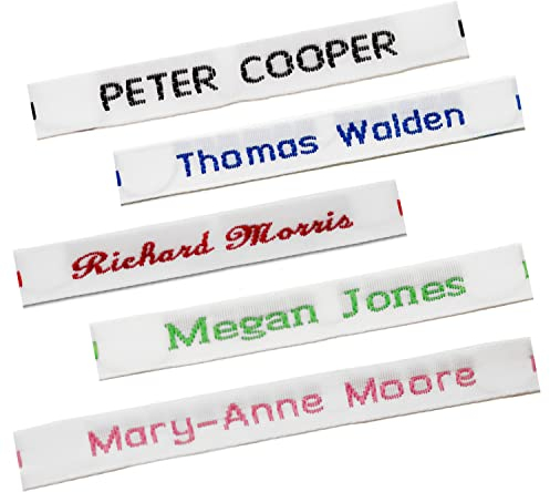 144 Woven Sew on School Name Tapes/Labels