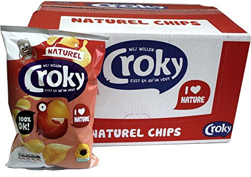 Croky Chips Naturel 12 x 100g Karton