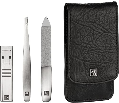 Zwilling Twinox Druckknopf-Etui 3 Teile, schwarz
