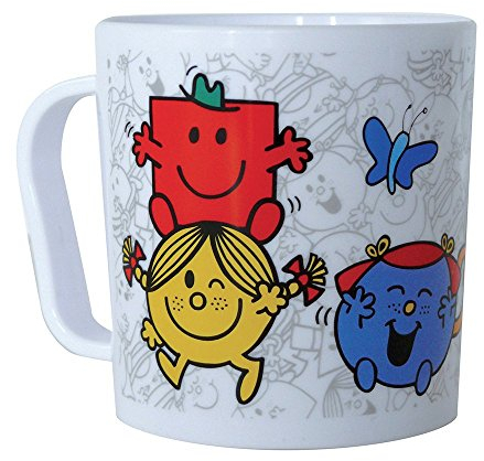 Fun House 005184 Monsieur Madame Mug Micro-Ondable pour Enfant Polypropylène Multicolore 10,5 x 8,2 x 8,7 cm