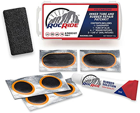 RocRide 8 PC Bike Inner Tube Patch Kit. Bicycle Tire Repair Kit. (2)