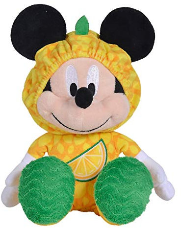 Doudou Malin Disney Mickey Maus als Zitrone Verkleidet Plüsch 25 cm