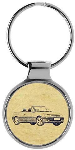 KIESENBERG Porte-clés Cadeau pour 306 Cabrio Fan A-4360