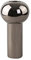 Cooee Design Pillar-Vase aus Keramik in der Farbe Dark Silver Handgefertigt, Maße: 12cm x 12cm x 24cm, HI-028-27-DS