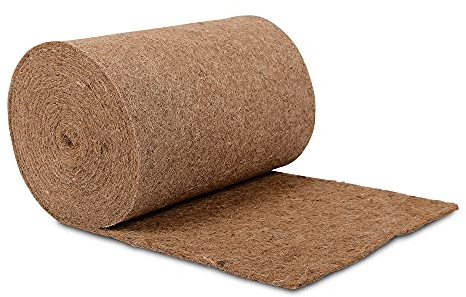 Natursache Kokosmatte Meterware 1m x 5m, Winterschutz, mit Latex Beschichtung