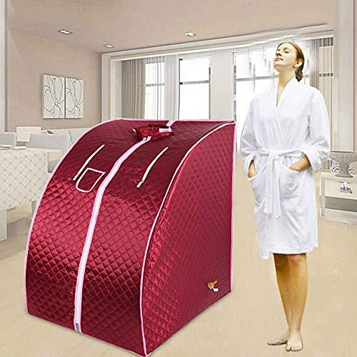meihe Sauna pliable cabine,Sauna portable,Sauna pliable cabine Personal Spa at home Perspiration, Sauna pliable cabine à chaleur Thérapeutique Spa 1000W,Spa Personnel