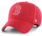 '47 MLB Boston Red Sox MVP Unisex-Baseballkappe, Verstellbar, Hochwertiges Design und Verarbeitung, Red Logo, Red