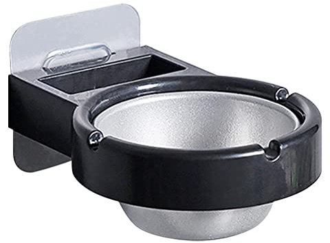 Ascher Wandascher,Punschfrei Aschenbecher mit Saugnapf WC Hängende Badezimmer Küchenbar Lagerung Tasse Zigarette Werkzeug Box