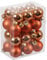 Kleine Baumkugeln aus Glas Ø 2 cm/2,5 cm/3 cm - Christbaumkugeln Baumschmuck Christbaumschmuck Weihnachtsbaumschmuck Weihnachtsbaumkugeln (2,5 cm, Ringelblume)