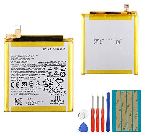E-yiiviil Batteria di ricambio LR50 compatibile con Moto Edge 5G con strumenti