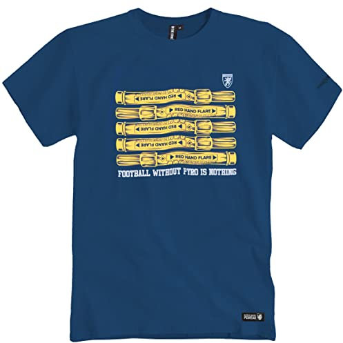 Without Pyro Casual Casuals Football Fan Club Support Ultras Hooligan Stadium FC Ultra Firm T-Shirt Shirt Tee Jersey L Blue