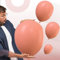 PartyWoo Luftballons Altrosa, 102 Stück Ballon Girlande Rosa Satz von Ballons Rosa 18 Zoll 12 Zoll 10 Zoll 5 Zoll, Luftballon Girlande Rosa für Deko Geburtstag, Deko Babyparty, Deko Hochzeit