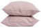 My Linen Home Kissenbezug 40x40 Leinen 2er Set | Hochwertiger Kopfkissenbezug in Dusty Rose | 100% Stonewashed Leinen Bettwäsche | Made in EU | Antiallergisch & Hautverträglich