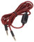 Headphone Cable, Oxygen Free Copper Headphone Cable Wire 2m/6.5ft Headset Cord with Microphone, Replacement Gaming Headset Cable for G433 G233 G Pro G Pro X PC Phone (Red Black)
